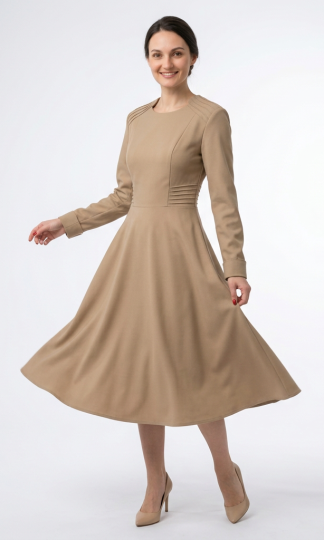Suknelė "VINCA" (beige)
