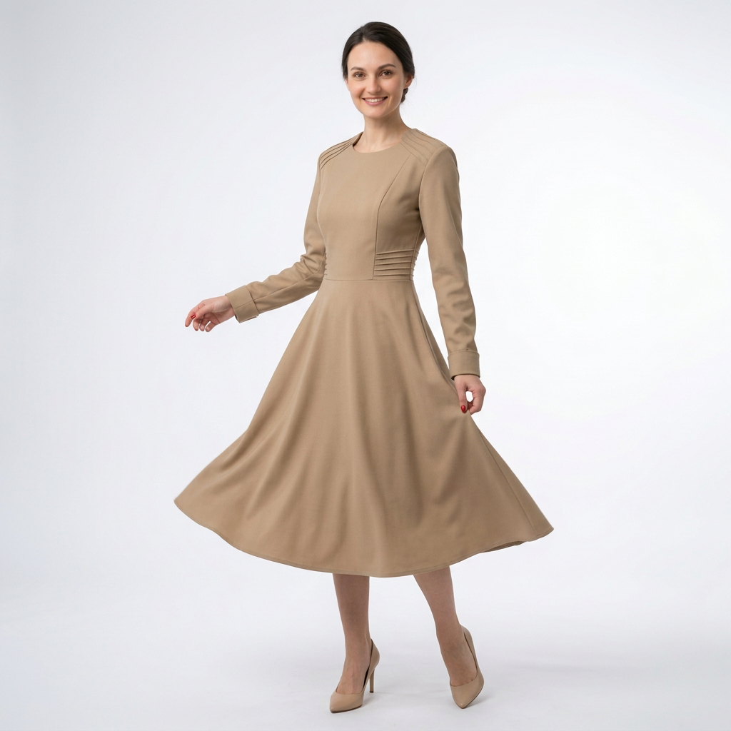 Suknelė "VINCA" (beige)
